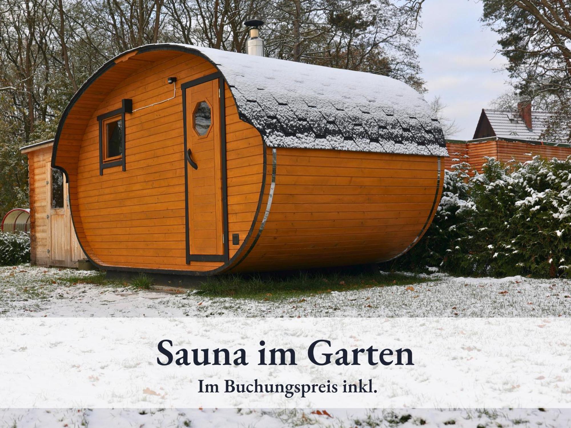 Fewo River I Wellnesstraum I Winterentspannung I Inkl Badefass I Kamin I Sauna Wendisch Rietz Exteriör bild